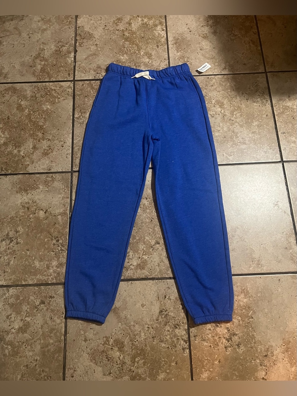 Old Navy Royal Blue Fleece Jogger Pants for Kids